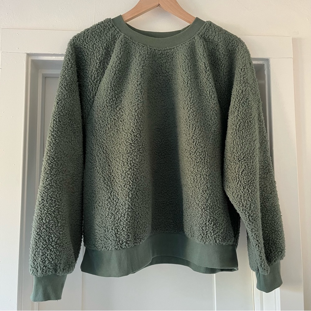 Green Sherpa Teddy Jacket - Picture 5 of 5